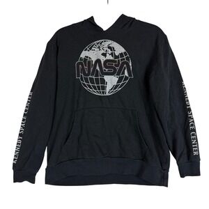 Freeze NASA Hoodie Youth 2XL‎ Black Pullover Fleece Kennedy Space Center Graphic
